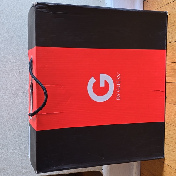 G by GUESS, Dark Brown Fabric Knee-High Boots, 4" Block Heel, Women's 7M - Picture 16 of 16